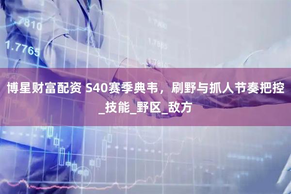 博星财富配资 S40赛季典韦，刷野与抓人节奏把控_技能_野区_敌方