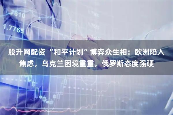 股升网配资 “和平计划”博弈众生相：欧洲陷入焦虑，乌克兰困境重重，俄罗斯态度强硬